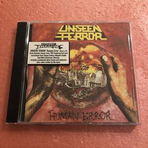 CD Unseen Terror Human Error アンシーン テラー