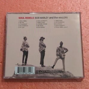 CD リマスター ボーナストラック付 Bob Marley & The Wailers Soul Rebels ボブ マーリーの画像3