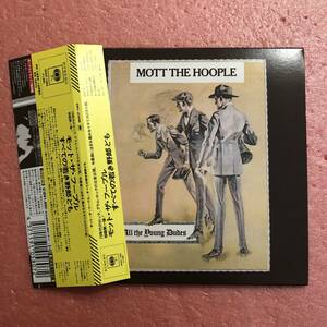 CD 紙ジャケ 国内盤 ボーナストラック 帯付 モット ザ フープル すべての若き野郎ども Mott The Hoople All The Young Dudes グラムロック