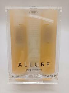 保管品 CHANEL シャネル ALLURE 3×0.5FL OZ 3×15ml セット 香水 オードトワレ アリュール トラベル IO01756