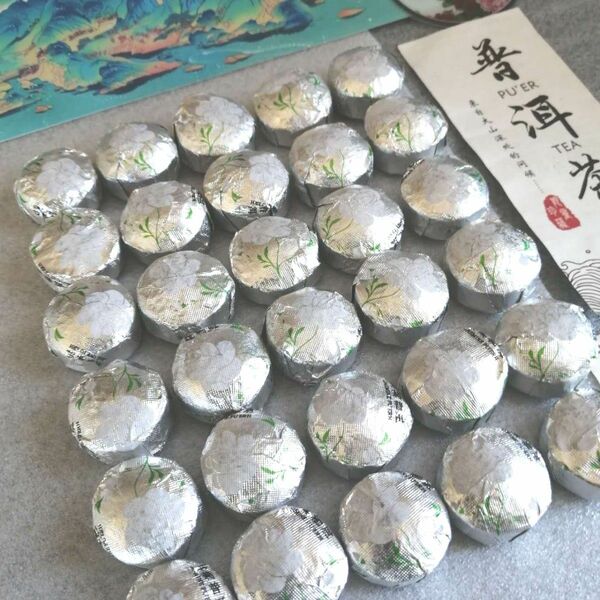 中国小沱茶　茉莉花(ジャスミン)プーアル茶30包