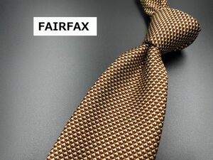 【超美品】FAIRFAX　フェアーファックス　ドット柄　ネクタイ　3本以上送料無料　ブラウン　0302179