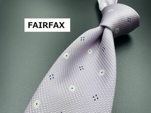 【超美品】FAIRFAX　フェアーファックス　ドット柄　ネクタイ　3本以上送料無料　パープル系　0303102