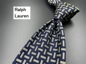 【美品】Ralph Lauren　ラルフローレン　ドット柄　ネクタイ　3本以上送料無料　ネイビー　0303235