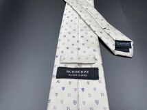 BURBERRY BLACK LABEL　バーバリーブラックレーベル　全面ロゴ柄　ネクタイ　3本以上送料無料　グレイベージュ　0305061_画像2