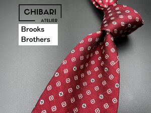 BrooksBrothers　ブルックスブラザーズ　ドット柄　ネクタイ　3本以上送料無料　ワインレッド　0305255