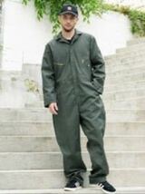 【美品】Dickies ディッキーズ カバーオール オリーブ カーキ つなぎ M_画像2