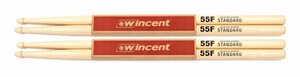 ★Wincent W-55F/2ペア [406×14.7mm] ヒッコリー/STANDARD ドラムスティック★新品送料込