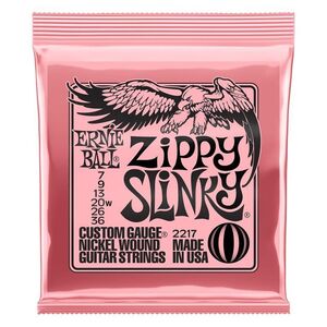 *ERNIE BALL Ernie Ball 2217 [07-36] ZIPPY SLINKY электрогитара струна 6 комплект * новый товар / почтовая доставка 