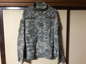 【実物】入手困難 米軍 陸軍戦闘服 ACU ジャケット コート デジタル迷彩 防虫 アメリカ USA 軍 ミリタリー ファッション 作業着【US ARMY】