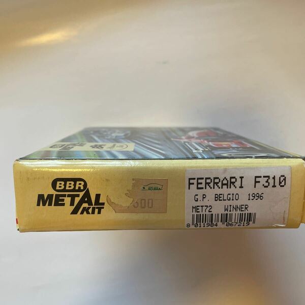 BBR 1/43 メタルキット　フェラーリF310 F1 GP 送料無料