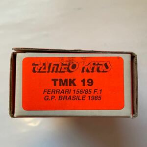 TAMEO タメオ 1/43メタルキット フェラーリ156/85 F1 送料無料