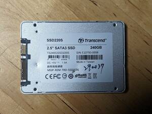 　Transcend SSD240GB【動作確認済み】290037　