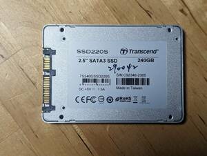　Transcend SSD240GB【動作確認済み】290042　