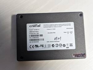 　CRUCIAL SSD 256GB【動作確認済み】0301