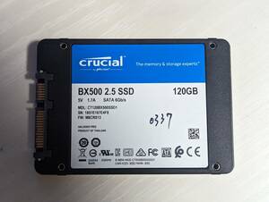 　CRUCIAL SSD120GB【動作確認済み】0337