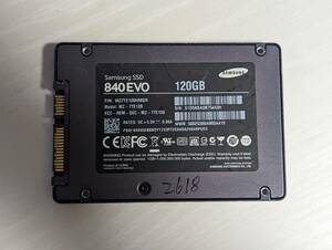 SAMSUNG SSD120GB【動作確認済み】2618　