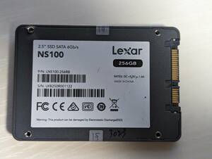 　Lexar 　SSD 　256GB　【動作確認済み】3023