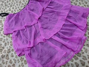 ..o0 camisole 0o......,....!! purple. three step frill! body type cover.M-L