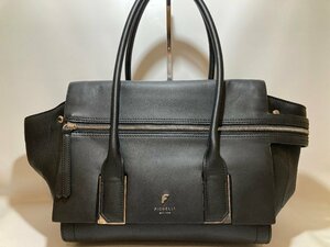 【1k020511】FIORELLI フィオレッリ ハンドバッグ 大容量 合成皮革 ブラック レディース