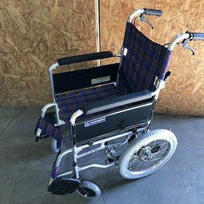 BYG32755大 カワムラサイクル 介護用車椅子 KAJ302SB 2016年製 直接お渡し歓迎の画像1