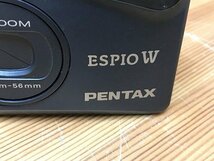 SQG38270大 ★美品★ PENTAX フィルムカメラ ESPIO W 28-56ｍｍ 現状品 直接お渡し歓迎_画像3