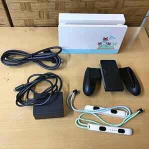 NMG37687厚 任天堂 ゲーム機 Nintendo Switch HAC-001 -01 あつまれどうぶつの森セット 直接お渡し歓迎の画像8