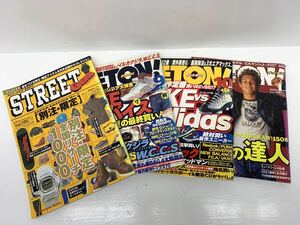 3N68 雑誌 ストレートギア ゲットオン ファッション 古本 当時物 97年 9月 10月号 2000年 1月号 4冊セット