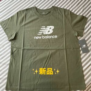 ニューバランス　 Tシャツ　Ｌサイズ相当　カーキ