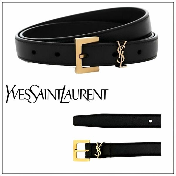 YSL イブサンローラン ロゴ ベルト