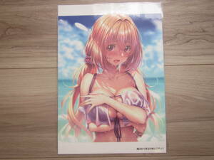 [1-D-01] is ... she 3 B5 size cut . laminate both sides printing illustration .book@ poster .. beautiful young lady woman height raw * including in a package possible 08