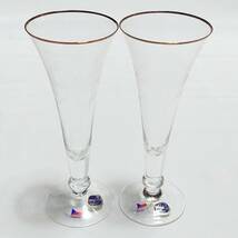 ボヘミア ワイングラス ペアグラス 高さ約180㎜ 口径約70㎜ BOHEMIA WINE GLASS KA209/115 未使用長期保管品 【3430】_画像10