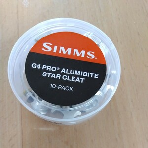 Simms G4 Pro Alumibite Star Cleats 10-Pack Syms aluminium резец Star страховочный клинок 