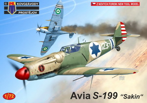 ○ KP MODELケーピーモデル／アビア S-199 イスラエル空軍 (1/72) 