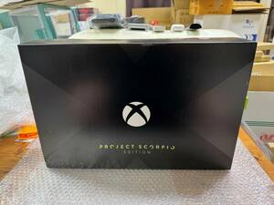 XBOX ONE X North America body sko-pio limitation version / Scorpio Limited edition new goods unopened box pain ( large ) picture reference abroad import free shipping including in a package possible 