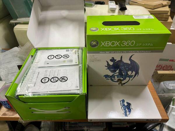 XBOX360 コアシステム ブルードラゴン プレミアムパック / Blue Dragon 箱開封のみ 内容品全て新品未開封 送料無料 同梱可