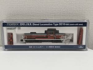 【RG-1418】【1円～】TOMIX 2243 国鉄 DE10 1000系 ディーゼル機関車 (暖地型) 模型 箱付き Nゲージ 鉄道 電車 未使用品 保管品 現状品