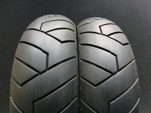 【送料無料★ ※沖縄・離島を除く】ミニバイク中古前後セット!Vee Rubber◎V119. 120/70-12. 130/70-12. NR653:24032