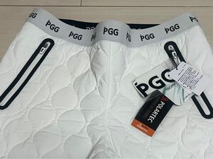 PGG 中綿キルティングパンツ　ホワイト　新品