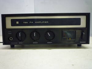[6-2-29-8Ta] TOA desk amplifier TA-15X AMPLIFIER