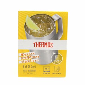 ★新品★THERMOS/サーモス　真空断熱ジョッキ　600ml　ステンレス2　JDK-600(S2)　保冷・保温両用/食洗機OK