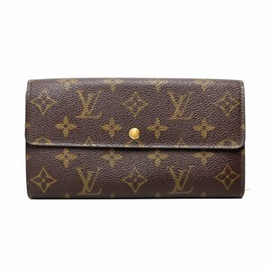 【中古】LV/ルイヴィトン　M61734　モノグラム　ポルトフォイユ・サラ　旧型　長財布　※ホックゆるい