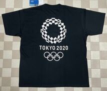 【未使用品】TOKYO 2020 東京オリンピック パラリンピック Lサイズ(大きめ)黒色 半袖 Tシャツ メンズウエア 公式ライセンス商品_画像2