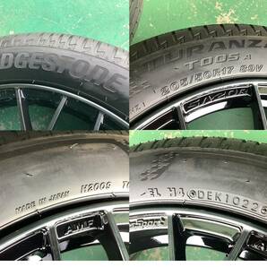 【未使用+中古】ウェッズスポーツ SA-20R 17x7J 4H 100 +43 4本 1台分 205/50R17 weds sport WBC 軽量 ノート オーラ MAZDA2 デミオ などの画像6