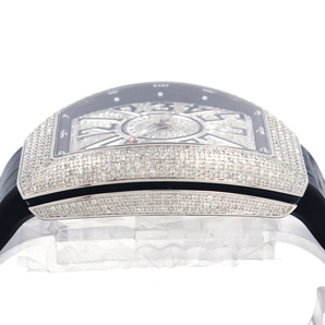 フランクミュラー（FRANCK MULLER）ヴァンガード V45 SC DT ダイヤモンド ステンレススティール 腕時計 メンズ 新品の画像6