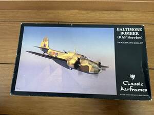 1/48軽爆撃機マーチンR.A.F Service Martin Baltimore Classic Airframes 4139