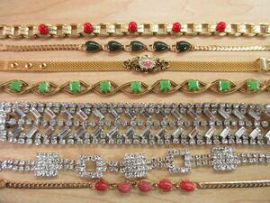 c51 Vintage Vintage bracele Gold color gold group etc. accessory large amount set sale summarize TIA