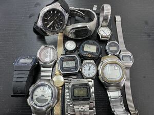 ★60サイズ CASIO カシオ 腕時計 時計 クォーツ アクセサリー 大量 まとめ売り まとめ 動作未確認 ジャンク品TIA