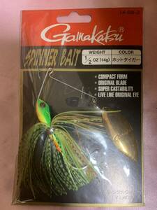 Gamakatsu がまかつ　スピナーベイト　1/2oz 14g ホットタイガー　シングルウィロー　新品