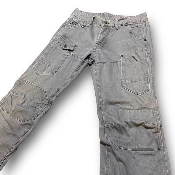 ジースターロゥ GENERAL 5620 TAPERED バイカー デニム パンツ ジーンズ サイズ32